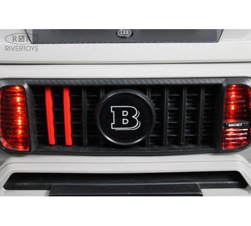 Детский двухместный электромобиль BRABUS MAXI Z888ZZ серый