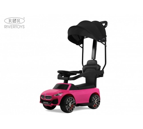 Детский толокар-каталка с козырьком BMW Z005ZZ-BP розовый
