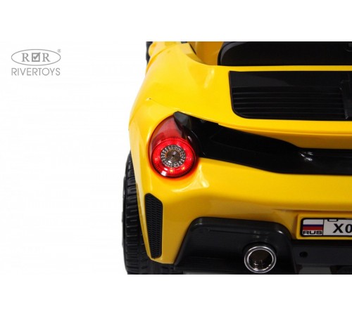 Детский электромобиль Ferrari  X009XX желтый