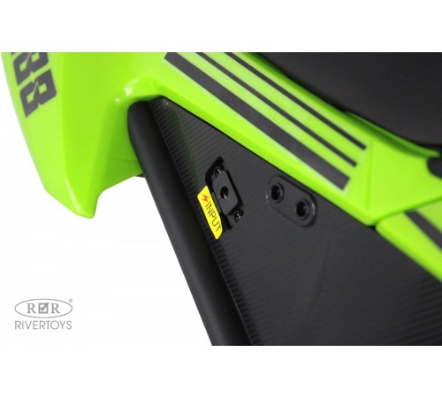 Детский электромотоцикл E777KX зеленый