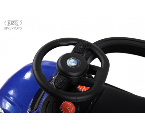 Детский толокар-каталка с козырьком BMW Z005ZZ-BP синий