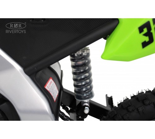 Детский электромотоцикл E777KX зеленый