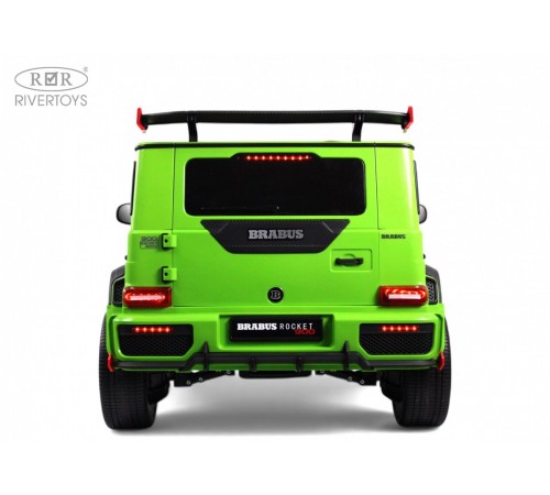 Детский двухместный электромобиль BRABUS MAXI Z888ZZ зеленый