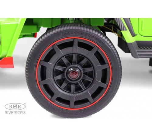 Детский двухместный электромобиль BRABUS MAXI Z888ZZ зеленый