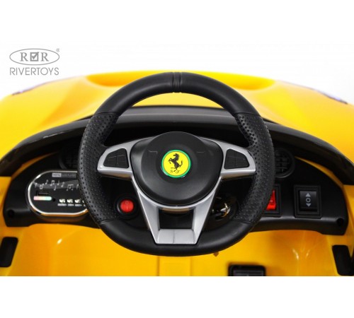 Детский электромобиль Ferrari  X009XX желтый