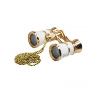 Бинокль БГЦ 3*25 D01 (белый с цепочкой)