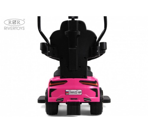 Детский толокар-каталка с козырьком BMW Z005ZZ-BP розовый