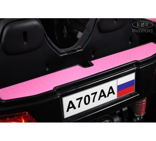 Детский электромобиль A707AA LUX NEW 4WD (16 км/ч.)  розовый камуфляж