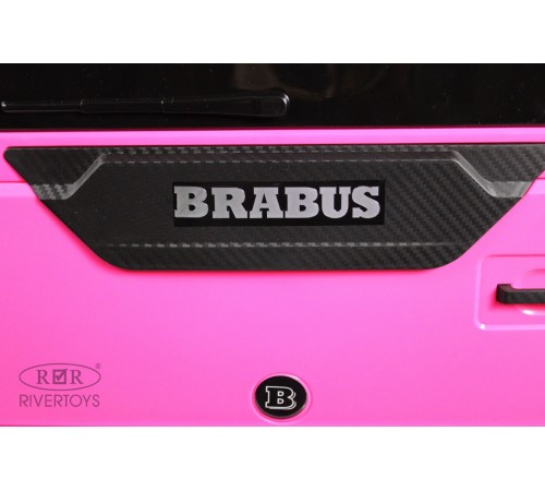Детский двухместный электромобиль BRABUS MAXI Z888ZZ розовый
