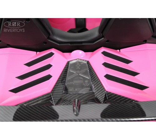 Детский электромобиль Lamborghini Aventador SVJ (A111MP) розовый