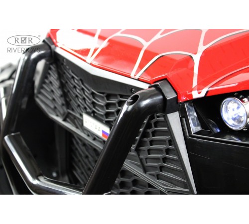 Детский электромобиль A707AA LUX NEW 4WD (16 км/ч.) красный спайдер