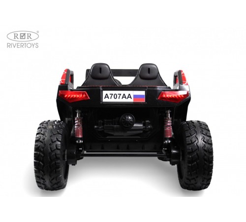 Детский электромобиль A707AA LUX NEW 4WD (16 км/ч.) красный спайдер