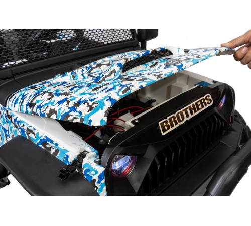 Джип Jeep 24V JC666 Хаки синий краска