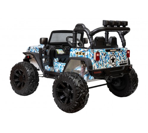 Джип Jeep 24V JC666 Хаки синий краска