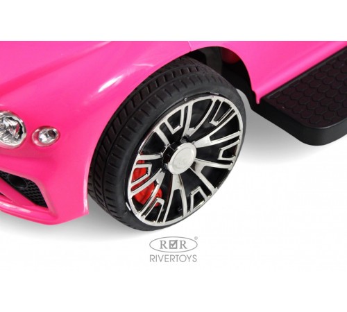 Детский толокар-каталка с козырьком Bentley Z005ZZ-TP розовый