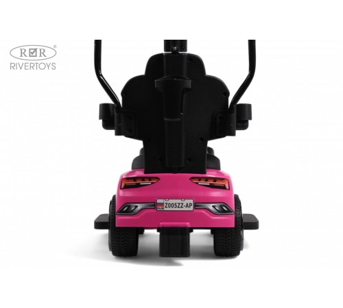 Детский толокар-каталка с козырьком AUDI Z005ZZ-AP розовый