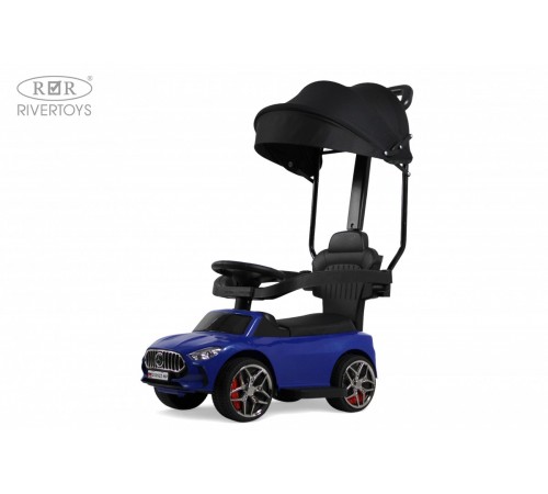 Детский толокар-каталка с козырьком Merc Z005ZZ-MP синий