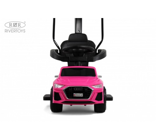 Детский толокар-каталка с козырьком AUDI Z005ZZ-AP розовый
