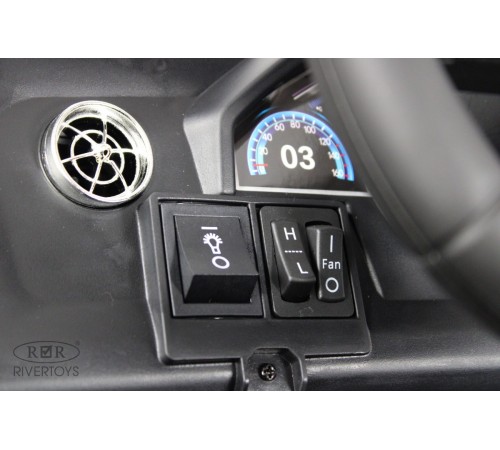 Детский электромобиль A707AA LUX NEW 4WD (16 км/ч.)  черный карбон