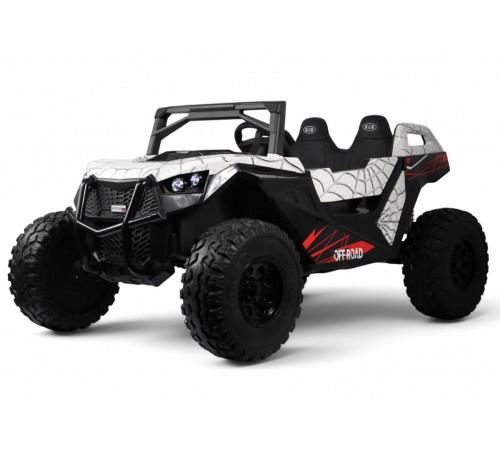 Детский электромобиль A707AA LUX NEW 4WD белый Spider
