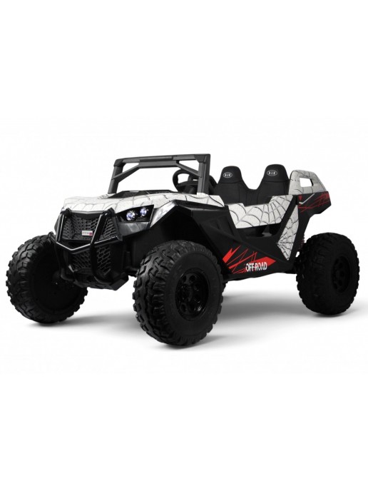Детский электромобиль A707AA LUX NEW 4WD белый Spider