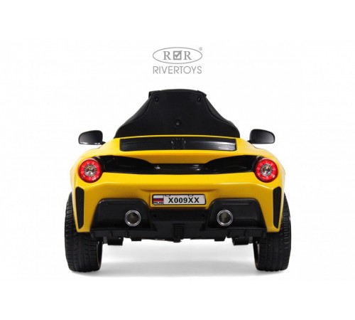 Детский электромобиль Ferrari  X009XX желтый