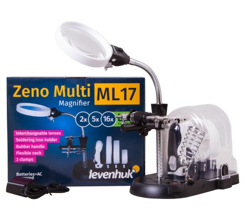Мультилупа Levenhuk Zeno Multi ML17, черная