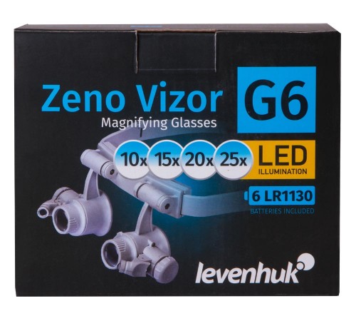 Лупа-очки Levenhuk Zeno Vizor G6
