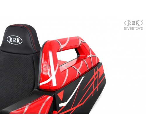 Детский электромобиль A707AA LUX NEW 4WD (16 км/ч.) красный спайдер