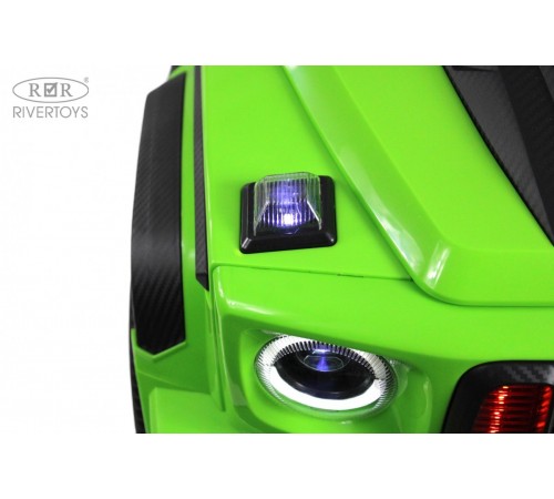 Детский двухместный электромобиль BRABUS MAXI Z888ZZ зеленый