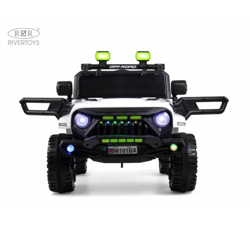 Детский электромобиль Джип MINI М101БХ белый