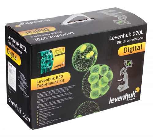 Микроскоп цифровой Levenhuk D70L, монокулярный