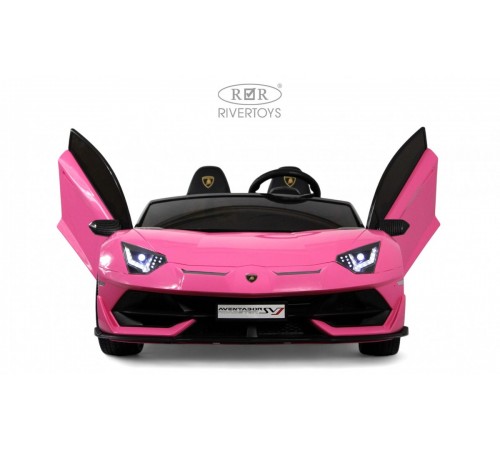Детский электромобиль Lamborghini Aventador SVJ (A111MP) розовый