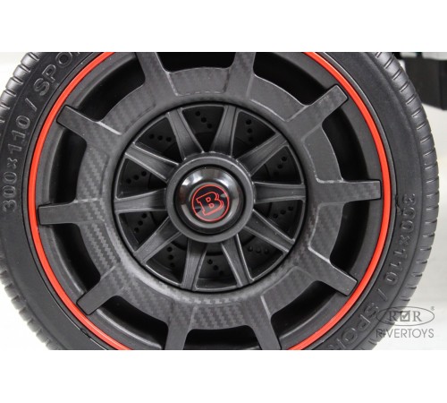 Детский двухместный электромобиль BRABUS MAXI Z888ZZ белый