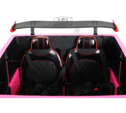 Детский двухместный электромобиль BRABUS MAXI Z888ZZ розовый