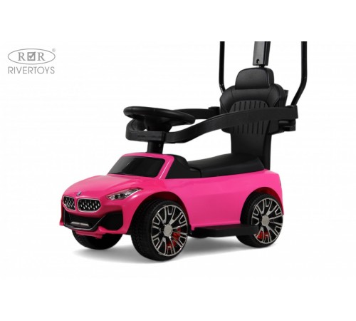 Детский толокар-каталка с козырьком BMW Z005ZZ-BP розовый