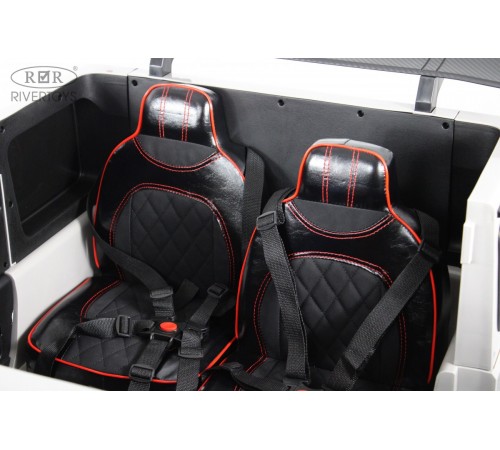 Детский двухместный электромобиль BRABUS MAXI Z888ZZ серый