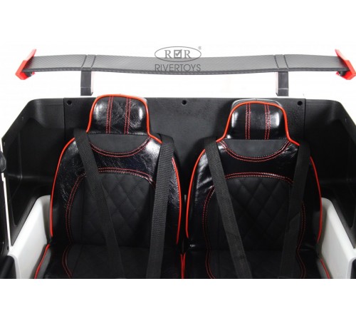 Детский двухместный электромобиль BRABUS MAXI Z888ZZ белый