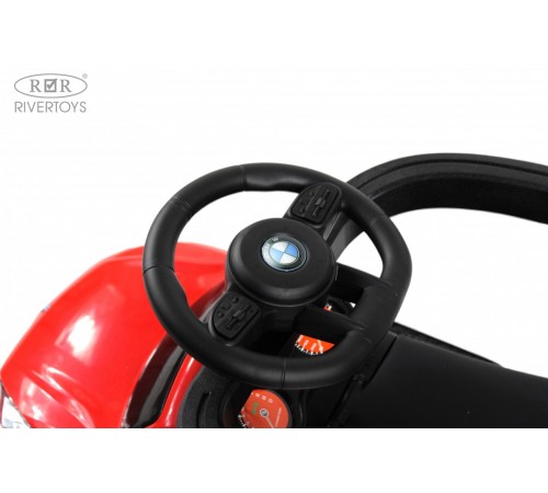Детский толокар-каталка с козырьком BMW Z005ZZ-BP красный