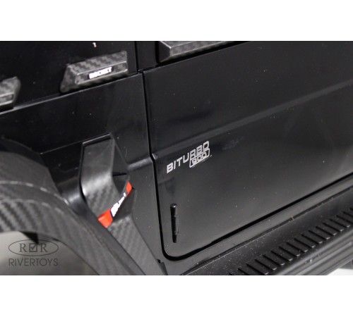 Детский двухместный электромобиль BRABUS MAXI Z888ZZ черный