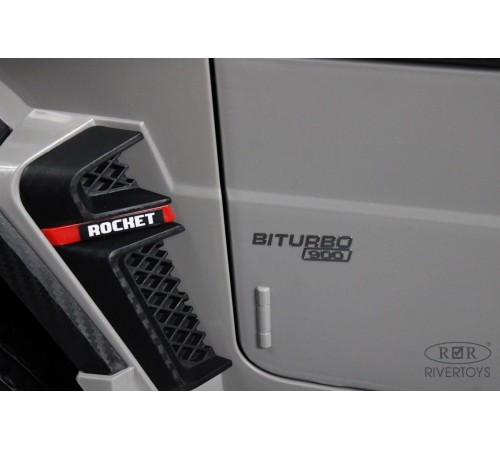 Детский двухместный электромобиль BRABUS MAXI Z888ZZ серый