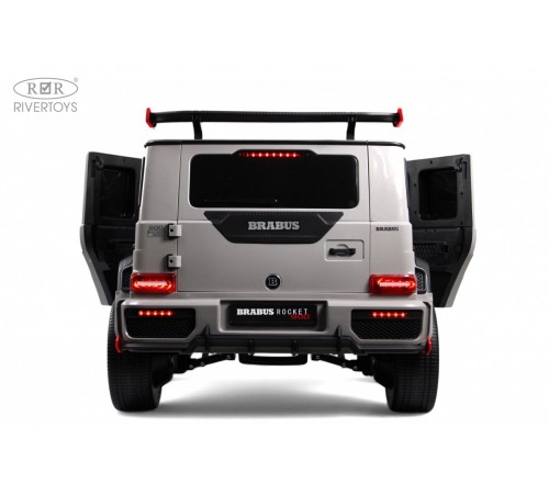 Детский двухместный электромобиль BRABUS MAXI Z888ZZ серый