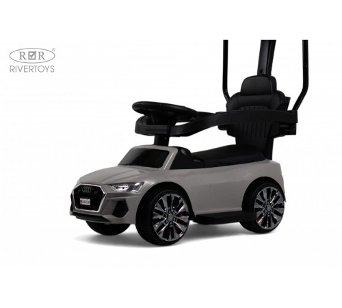 Детский толокар-каталка с козырьком AUDI Z005ZZ-AP серый