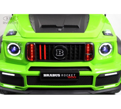 Детский двухместный электромобиль BRABUS MAXI Z888ZZ зеленый