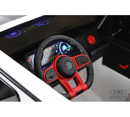 Детский двухместный электромобиль BRABUS MAXI Z888ZZ белый