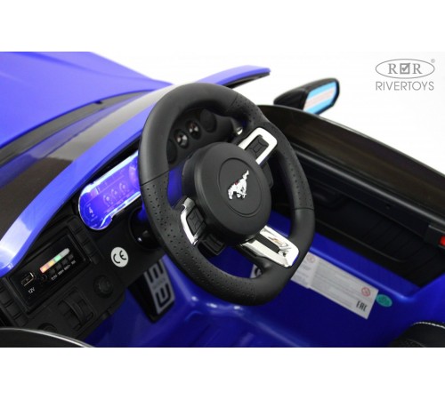 Детский электромобиль Ford Mustang GT (A222MP) синий