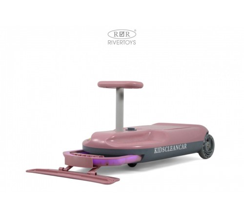 Детский электромобиль-полотёр Y-01 розовый