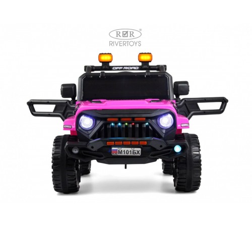 Детский электромобиль Джип MINI М101БХ розовый