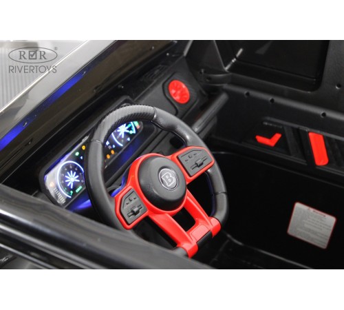 Детский двухместный электромобиль BRABUS MAXI Z888ZZ черный