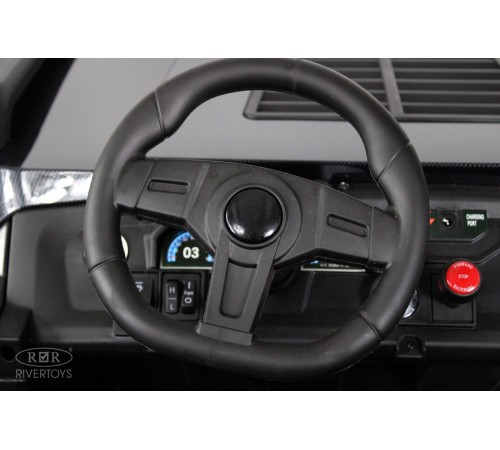 Детский электромобиль A505AA-LUX черный карбон